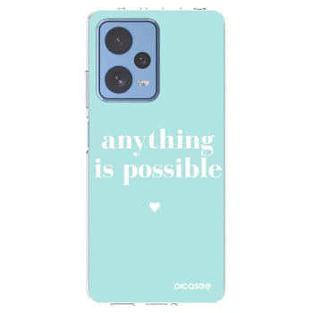 Picasee husă transparentă din silicon pentru Xiaomi Redmi Note 12 Pro 5G - Anything is possible