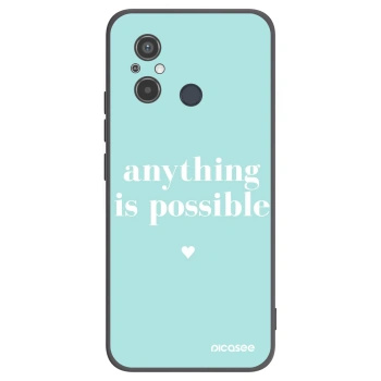 Picasee husă neagră din silicon pentru Xiaomi Redmi 12C - Anything is possible