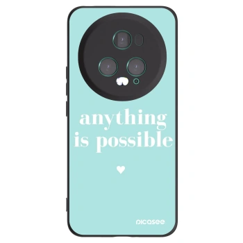 Picasee husă neagră din silicon pentru Honor Magic5 Pro - Anything is possible