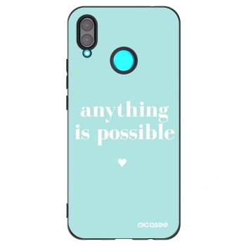 Picasee husă neagră din silicon pentru Huawei Nova 3 - Anything is possible