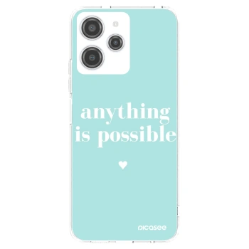 Picasee husă transparentă din silicon pentru Xiaomi Redmi 12 4G - Anything is possible