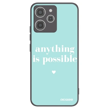 Picasee husă neagră din silicon pentru Xiaomi Redmi 12 4G - Anything is possible