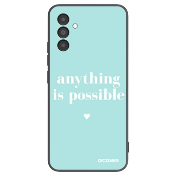 Picasee husă neagră din silicon pentru Samsung Galaxy A04s A047F - Anything is possible