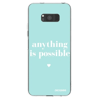 Picasee husă transparentă din silicon pentru Samsung Galaxy S8 G950F - Anything is possible