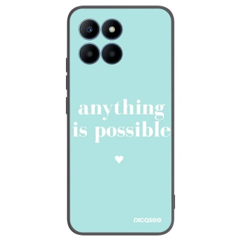 Picasee husă neagră din silicon pentru Honor 70 Lite - Anything is possible