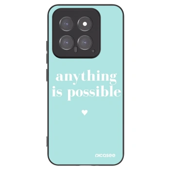 Picasee husă neagră din silicon pentru Xiaomi 14 - Anything is possible