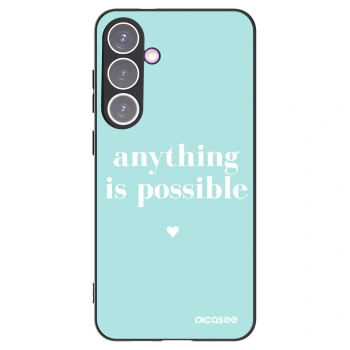 Picasee husă neagră din silicon pentru Samsung Galaxy S24+ S926B 5G - Anything is possible