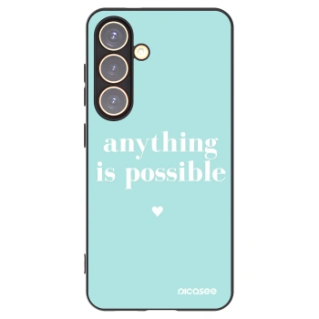 Picasee husă neagră din silicon pentru Samsung Galaxy S24 S921B 5G - Anything is possible