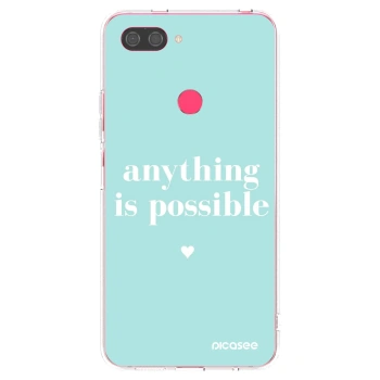 Picasee husă transparentă din silicon pentru Xiaomi Mi 8 Lite - Anything is possible