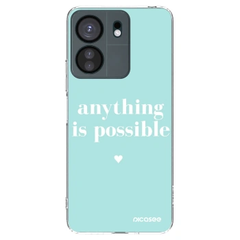 Picasee husă transparentă din silicon pentru Xiaomi Redmi 13C 4G - Anything is possible