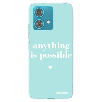 Picasee husă transparentă din silicon pentru Motorola Edge 40 Neo - Anything is possible