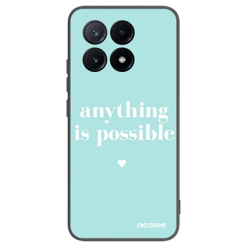 Picasee husă neagră din silicon pentru Xiaomi Poco X6 Pro - Anything is possible