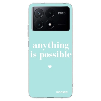 Picasee husă transparentă din silicon pentru Xiaomi Poco X6 Pro - Anything is possible
