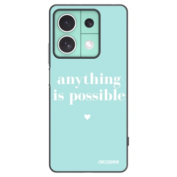 Picasee husă neagră din silicon pentru Xiaomi Redmi Note 13 5G - Anything is possible