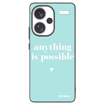 Picasee husă neagră din silicon pentru Xiaomi Redmi Note 13 Pro+ 5G - Anything is possible