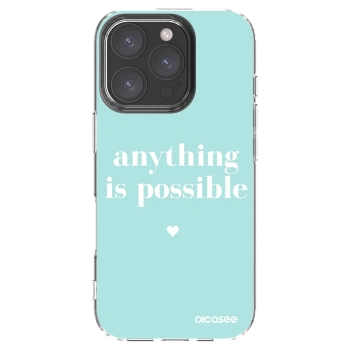 Picasee husă transparentă din silicon pentru Apple iPhone 16 Pro - Anything is possible