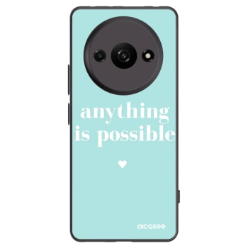 Picasee husă neagră din silicon pentru Xiaomi Redmi A3 - Anything is possible