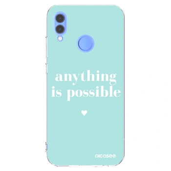 Picasee husă transparentă din silicon pentru Honor 10 Lite - Anything is possible