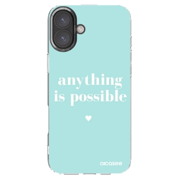 Picasee husă transparentă din silicon pentru Apple iPhone 16 Plus - Anything is possible