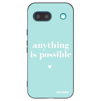 Picasee husă neagră din silicon pentru Google Pixel 8 - Anything is possible