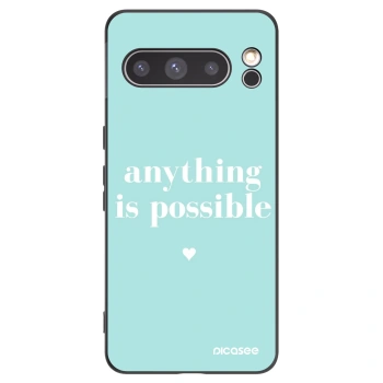 Picasee husă neagră din silicon pentru Google Pixel 8 Pro - Anything is possible