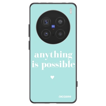 Picasee husă neagră din silicon pentru Vivo X200 Pro - Anything is possible
