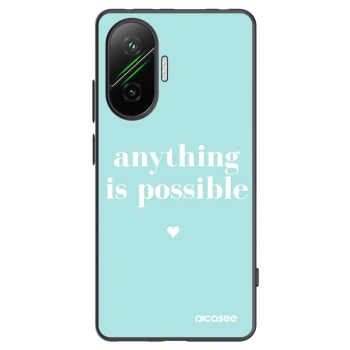 Picasee husă neagră din silicon pentru Xiaomi Poco F7 Pro 5G - Anything is possible