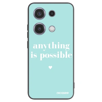 Picasee husă neagră din silicon pentru Xiaomi Redmi Note 14S - Anything is possible