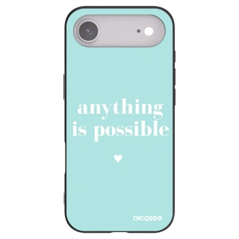 Picasee husă neagră din silicon pentru Apple iPhone Air - Anything is possible