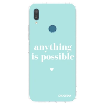 Picasee husă transparentă din silicon pentru Huawei Y6 2019 - Anything is possible