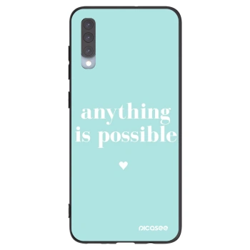 Picasee husă neagră din silicon pentru Samsung Galaxy A70 A705F - Anything is possible
