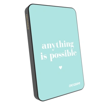 Powerbank cu MagSafe 5 000 mAh cu design propriu Gri - Anything is possible