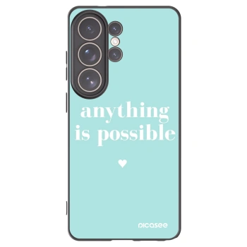 Picasee husă neagră din silicon pentru Samsung Galaxy S26 Ultra - Anything is possible