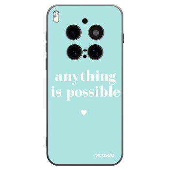 Picasee husă neagră din silicon pentru Vivo X300 Pro - Anything is possible
