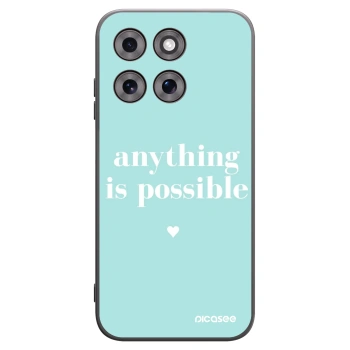 Picasee husă neagră din silicon pentru Motorola Moto G77 - Anything is possible