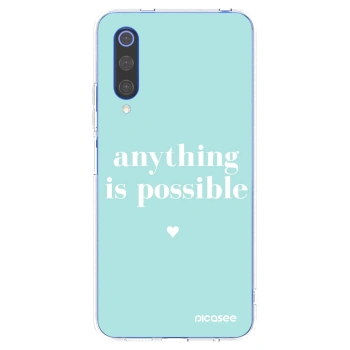 Picasee husă transparentă din silicon pentru Xiaomi Mi 9 SE - Anything is possible