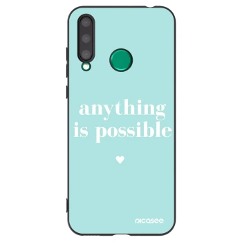 Picasee husă neagră din silicon pentru Honor 20 Lite - Anything is possible