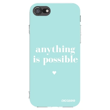 Picasee husă transparentă din silicon pentru Apple iPhone 8 - Anything is possible
