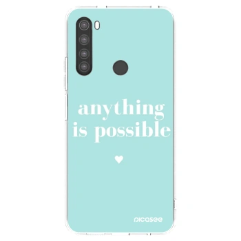 Picasee husă transparentă din silicon pentru Xiaomi Redmi Note 8 - Anything is possible