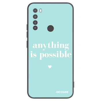Picasee husă neagră din silicon pentru Xiaomi Redmi Note 8 - Anything is possible