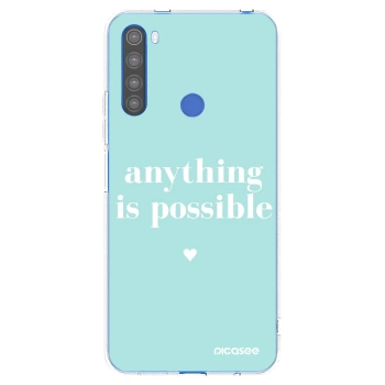 Picasee husă transparentă din silicon pentru Xiaomi Redmi Note 8T - Anything is possible