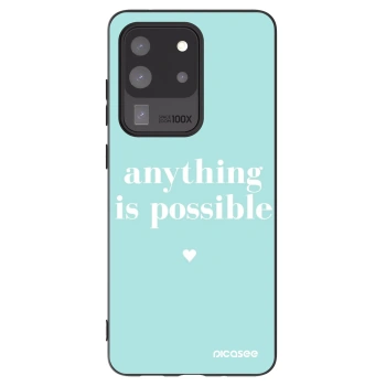 Picasee husă neagră din silicon pentru Samsung Galaxy S20 Ultra 5G G988F - Anything is possible