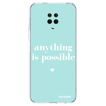 Picasee husă transparentă din silicon pentru Xiaomi Redmi Note 9S - Anything is possible