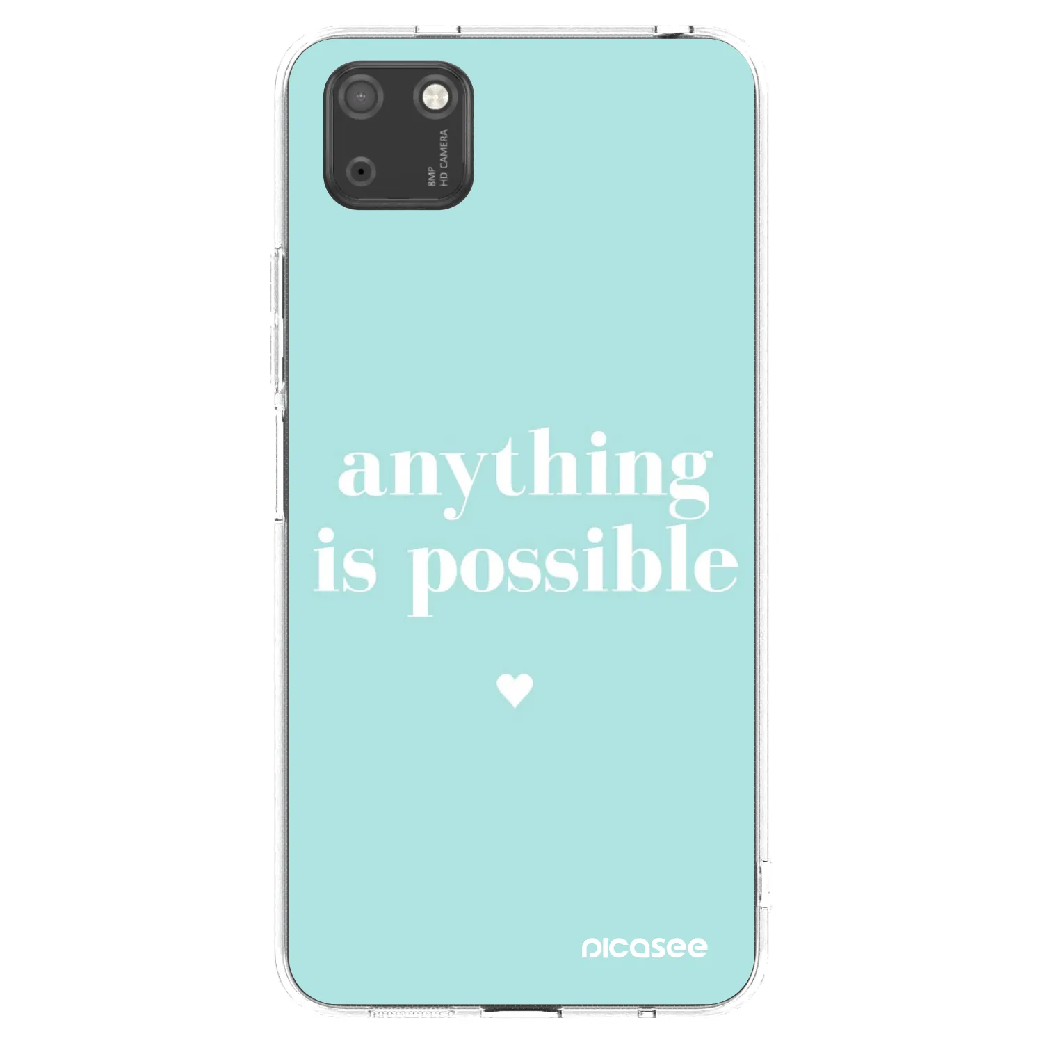 Picasee husă transparentă din silicon pentru Huawei Y5P - Anything is possible