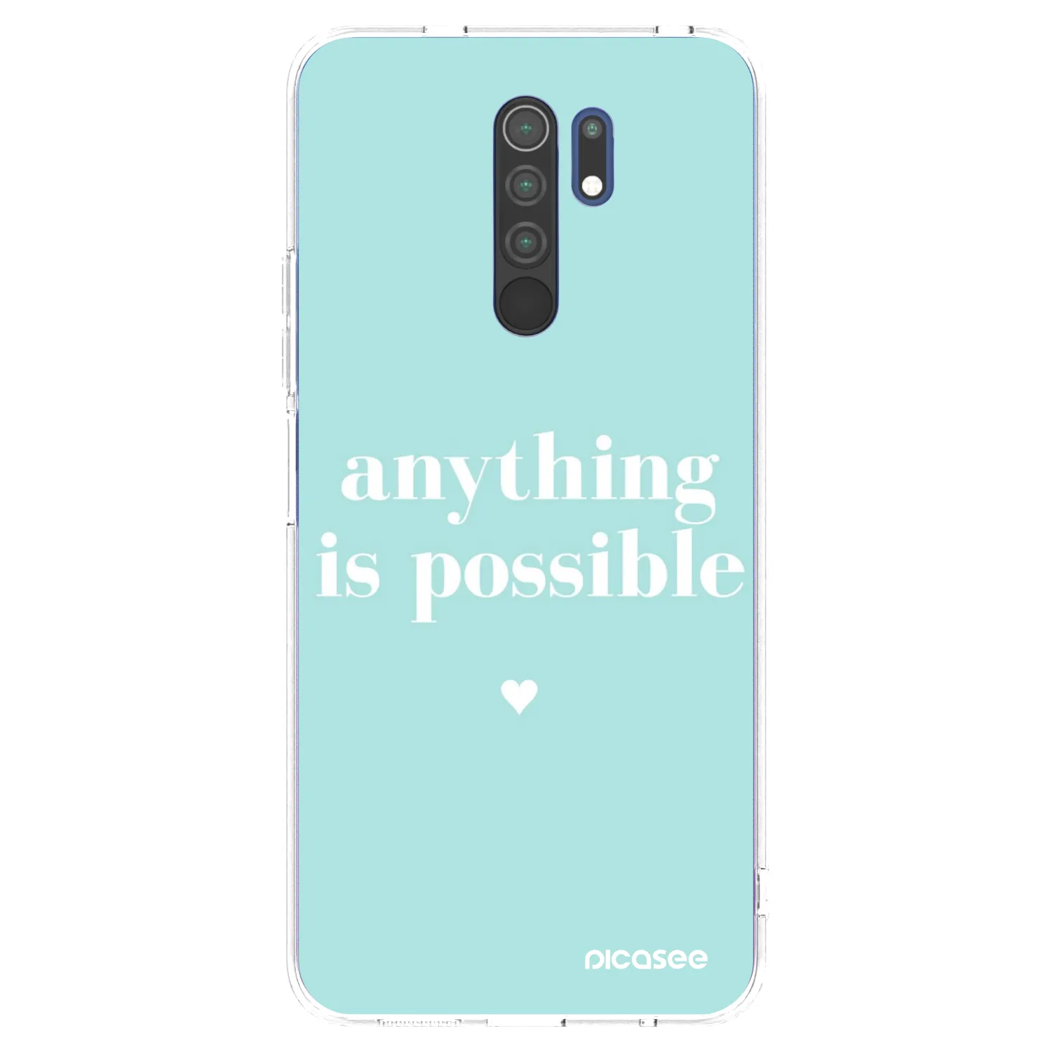 Picasee husă transparentă din silicon pentru Xiaomi Redmi 9 - Anything is possible