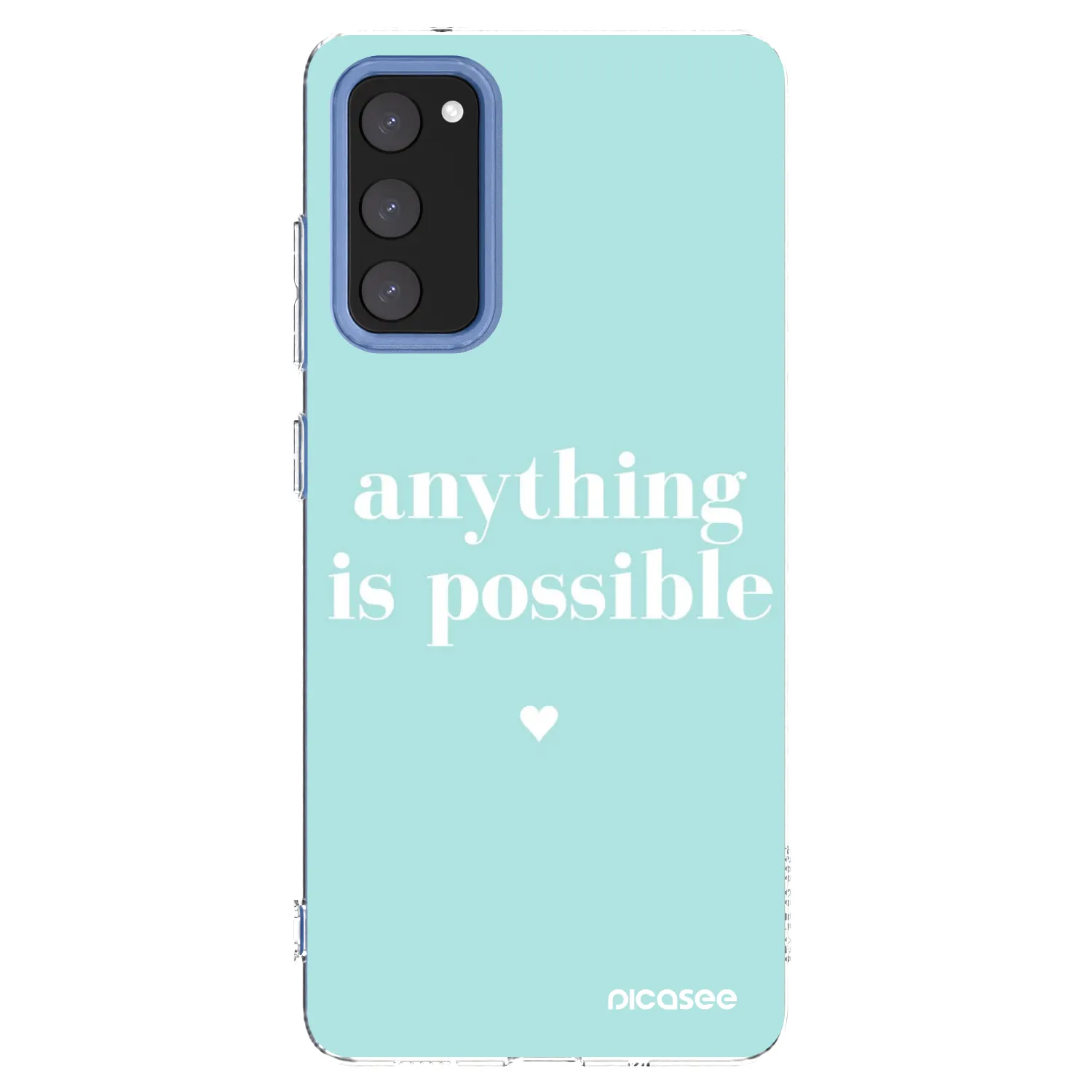 Picasee husă transparentă din silicon pentru Samsung Galaxy S20 FE - Anything is possible