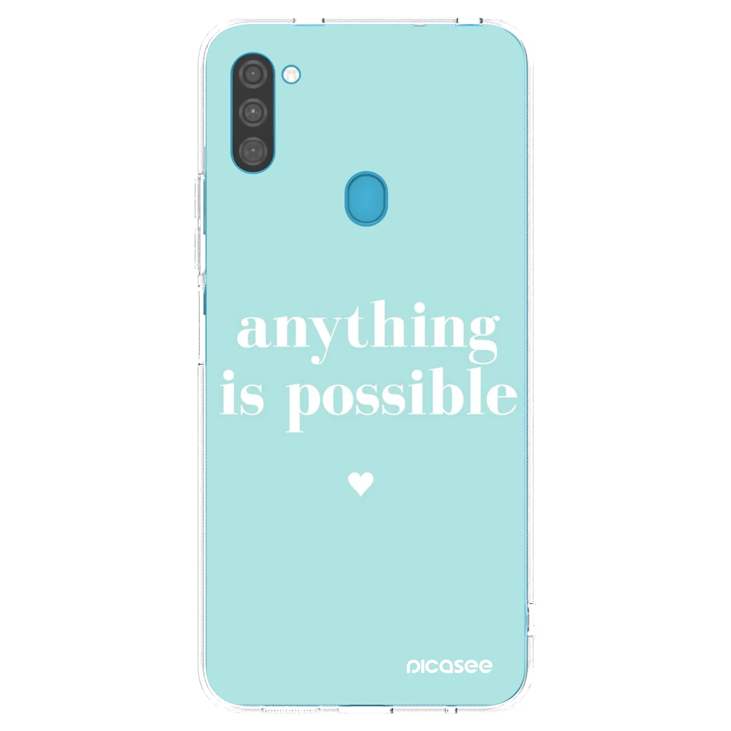 Picasee husă transparentă din silicon pentru Samsung Galaxy M11 - Anything is possible
