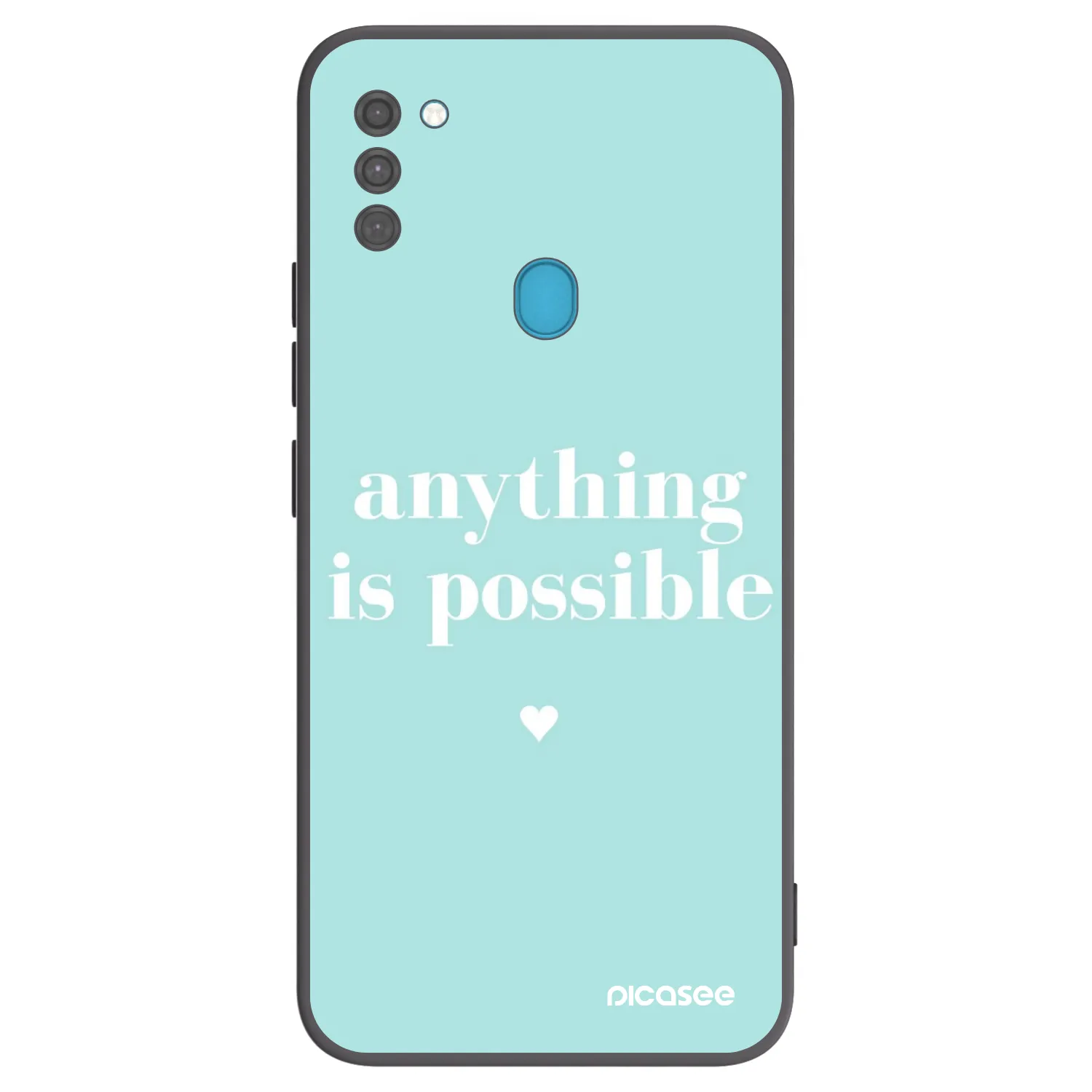 Picasee husă neagră din silicon pentru Samsung Galaxy M11 - Anything is possible