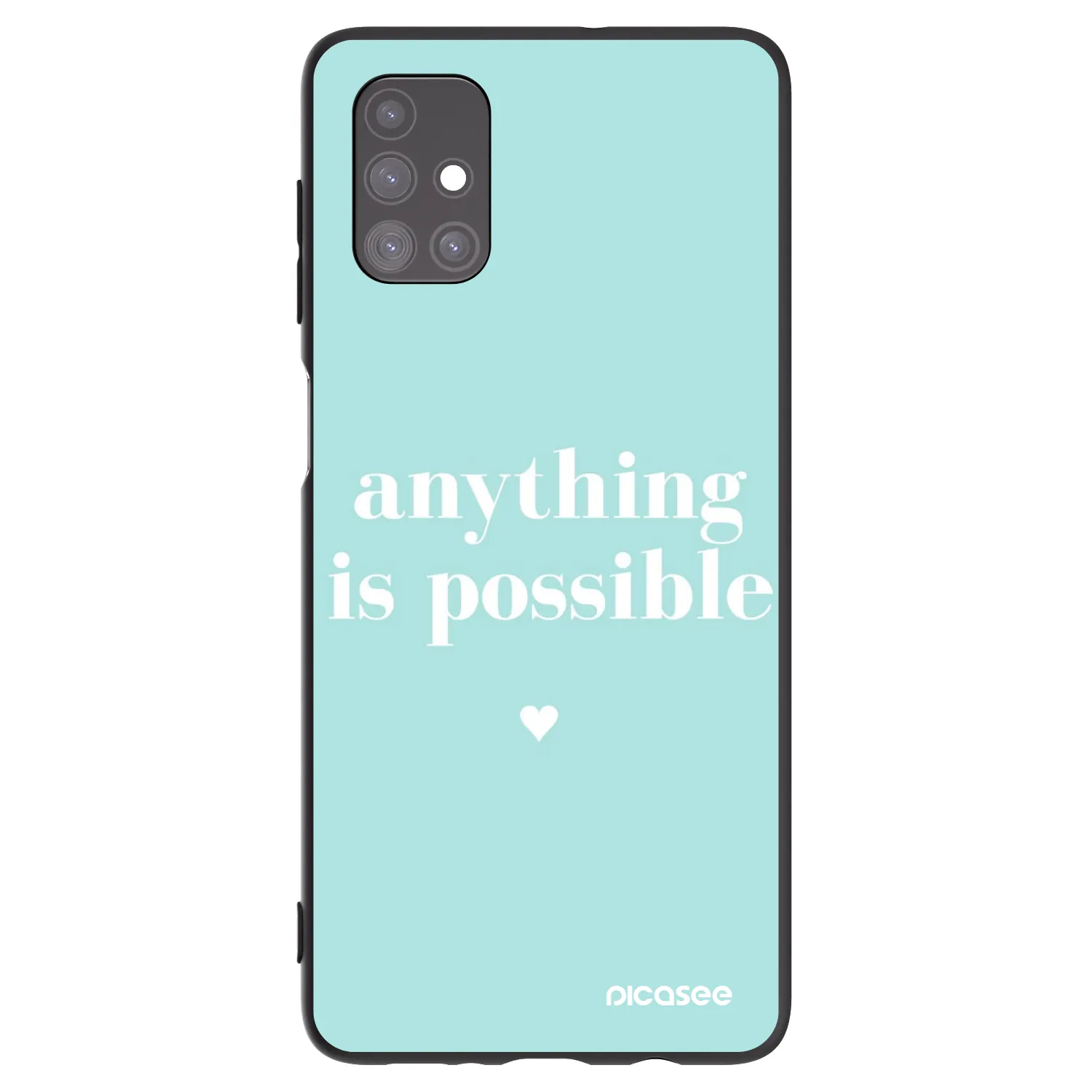 Picasee husă neagră din silicon pentru Samsung Galaxy M51 M515F - Anything is possible