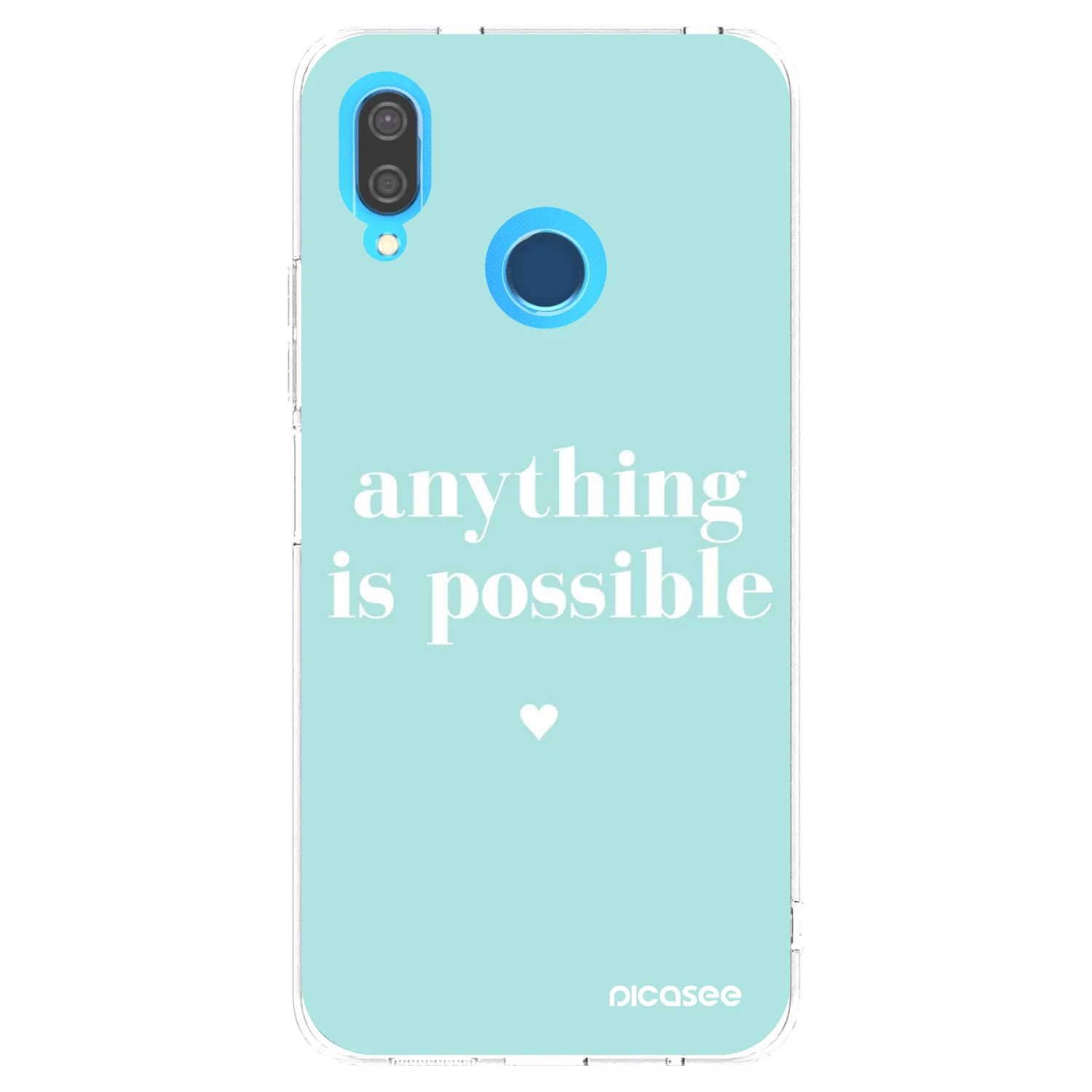 Picasee husă transparentă din silicon pentru Huawei P20 Lite - Anything is possible